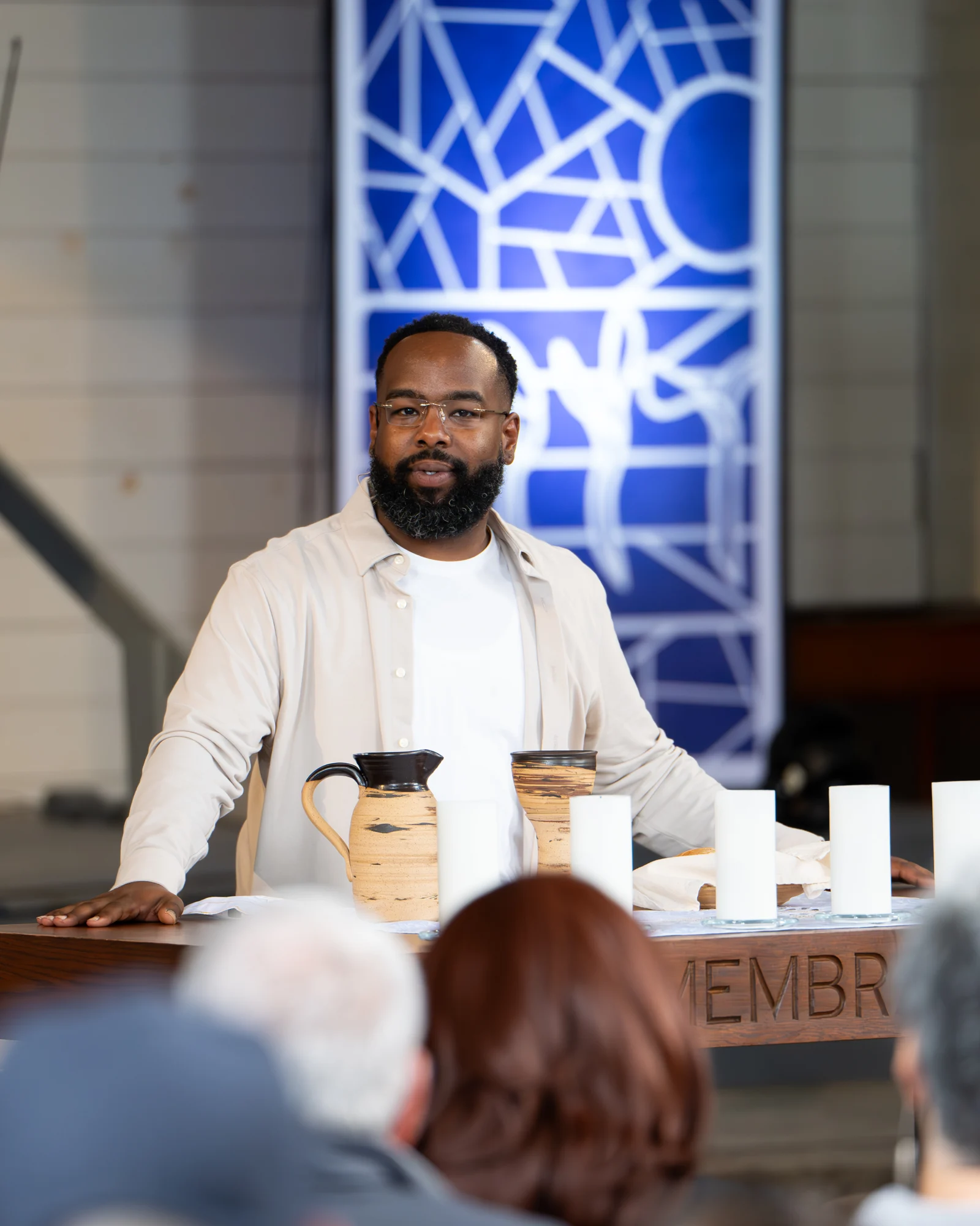 The Lord’s Supper being celebrated at BCC