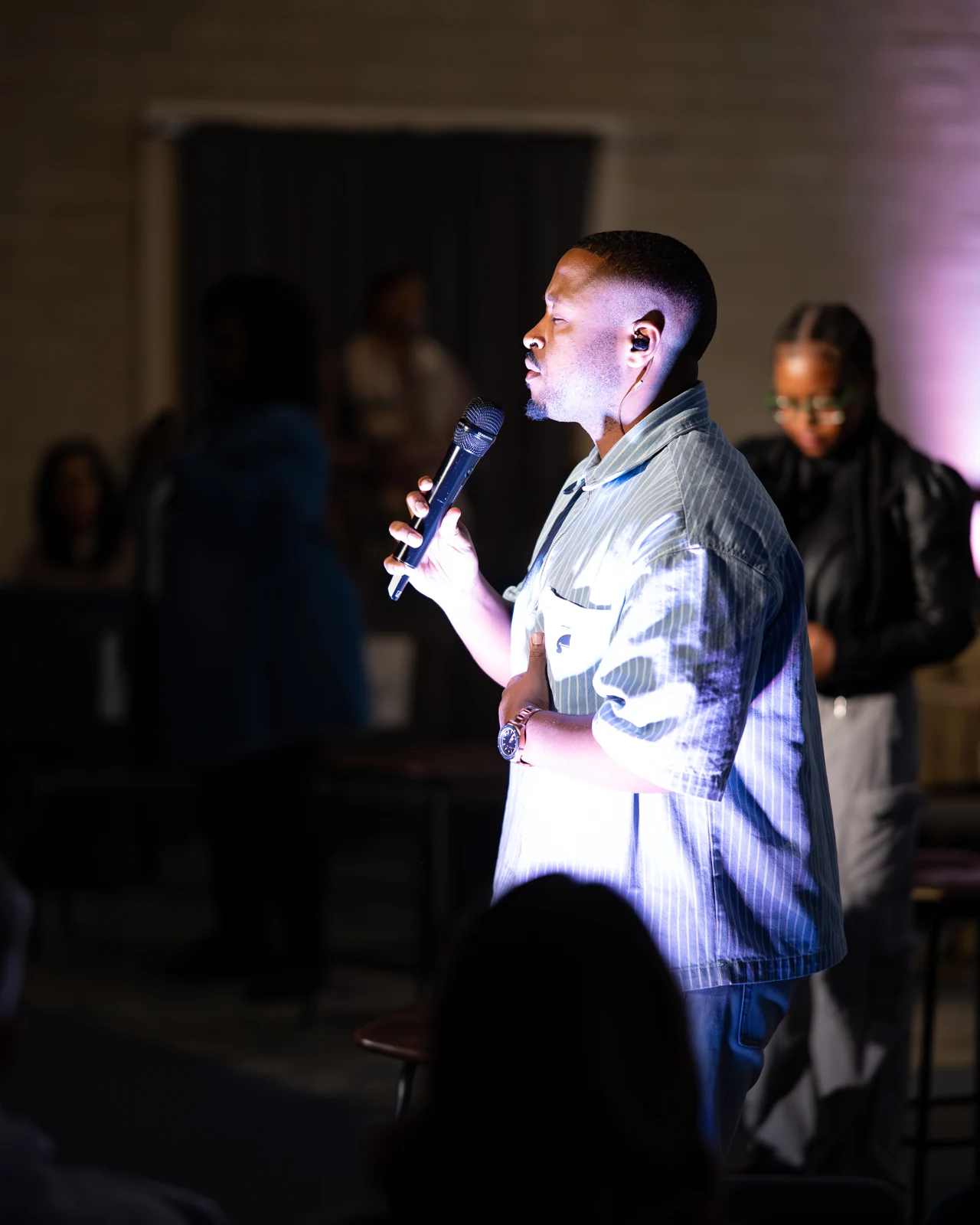 The Bridge City Church community gathered at worship night